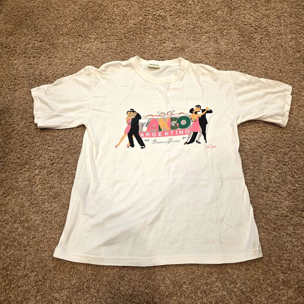 Vintage el Tango, Buenos Aires Argentina‎ t-shirt sz L
